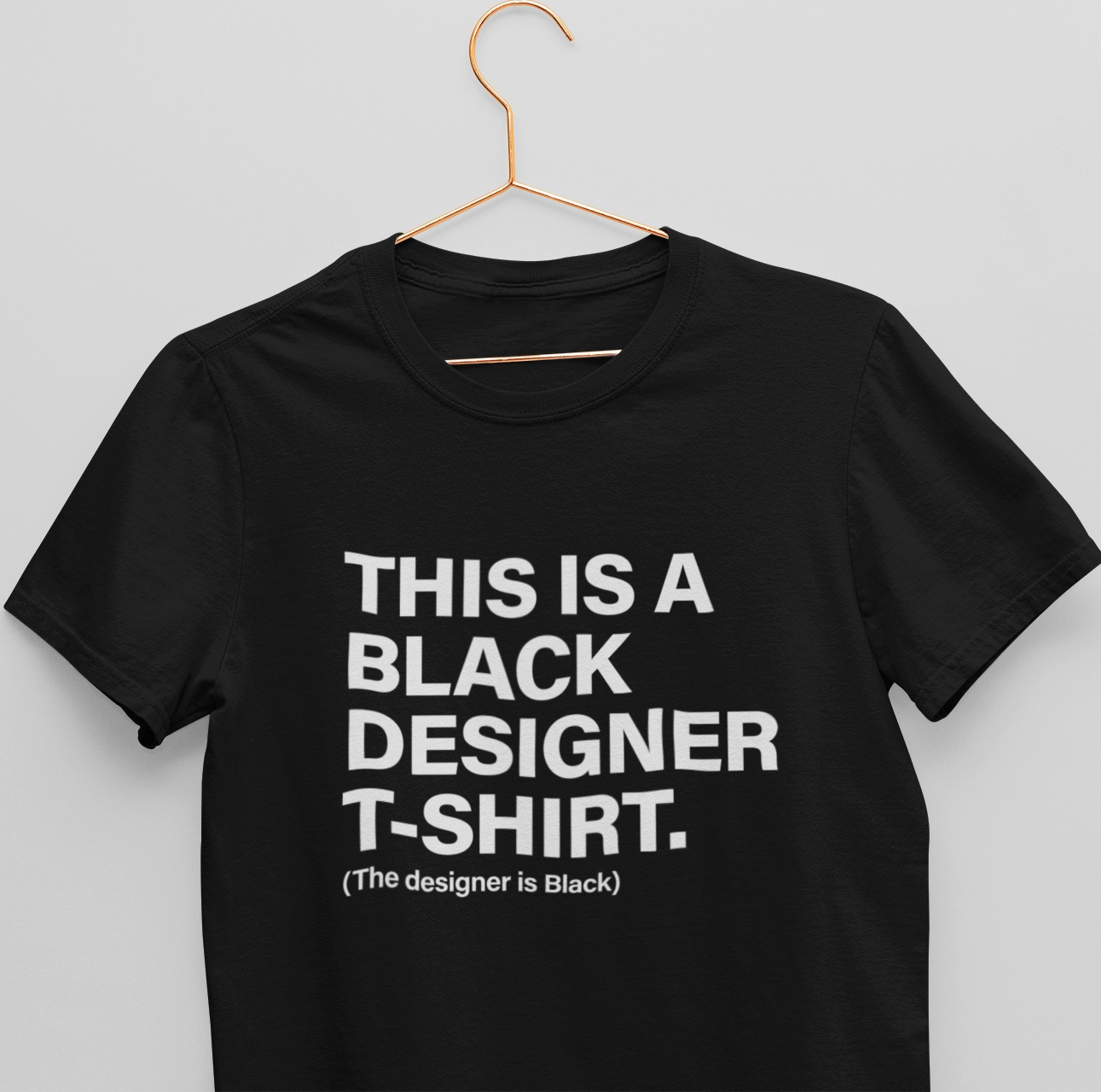 This is a Black Designer T-Shirt by Brianna Downing.