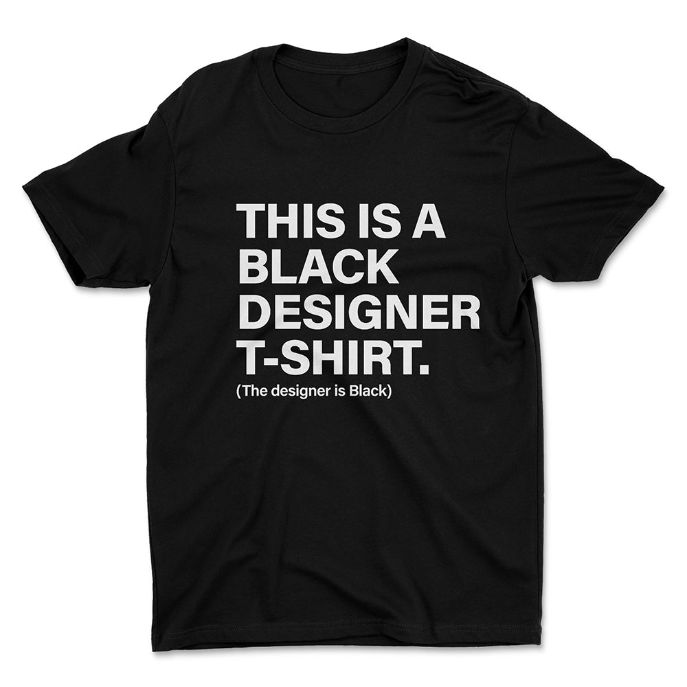 Black Designer Tee Stoop & Stank