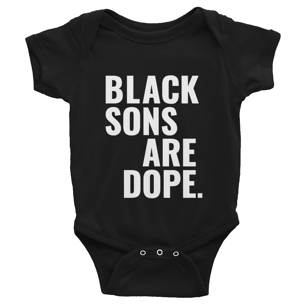 Black Sons Are Dope Onesies - Main Image