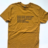 Black Everything Pre-Loved Tee — Gently Worn (M)